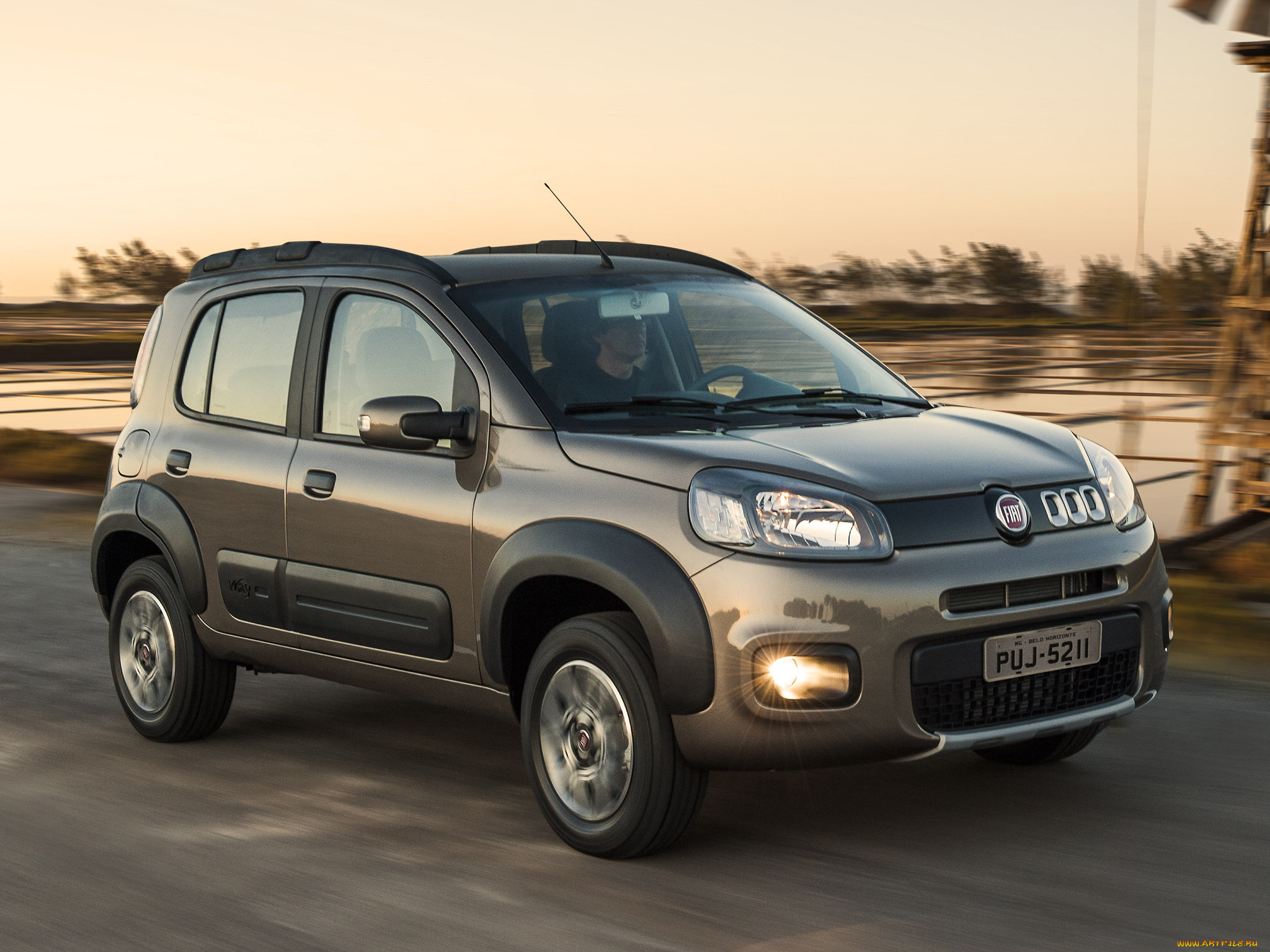 , fiat, way, uno, , 2014
